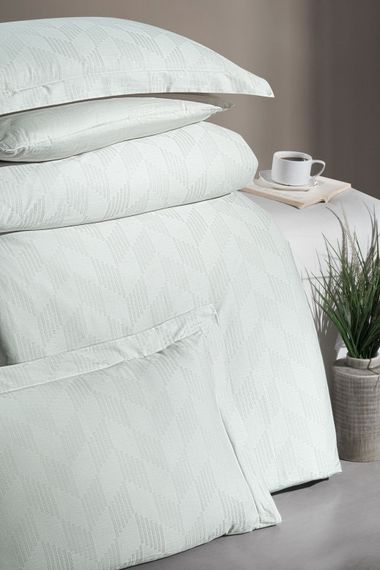 Постільна білизна First Choice Jacquard Satin 200 х 220 см Boris Ice | Зображення 1