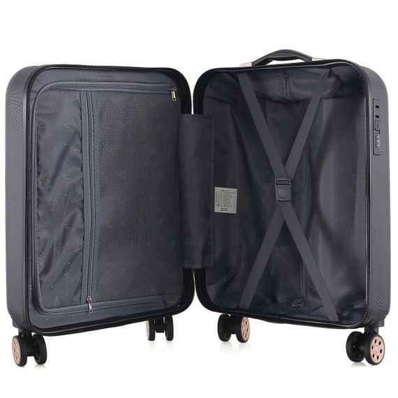 Валіза Semi Line 20" (S) Black (T5718-1) | Зображення 5