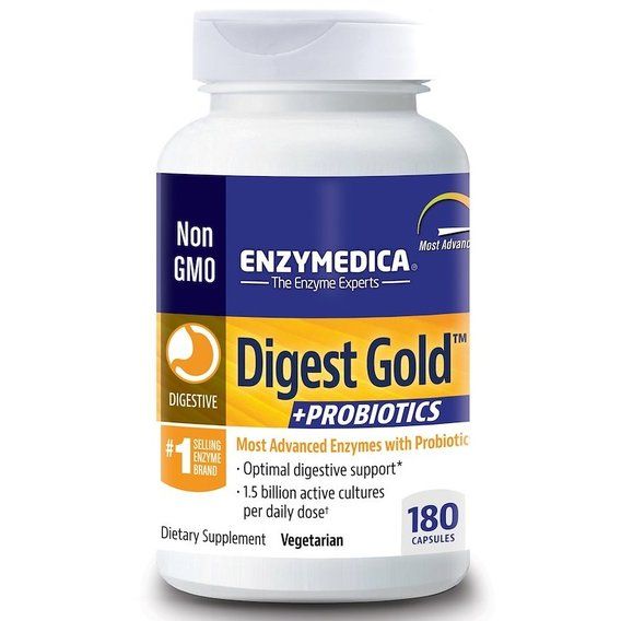 Пробіотик Enzymedica Digest Gold + Probiotics 180 Caps ENZ-29091