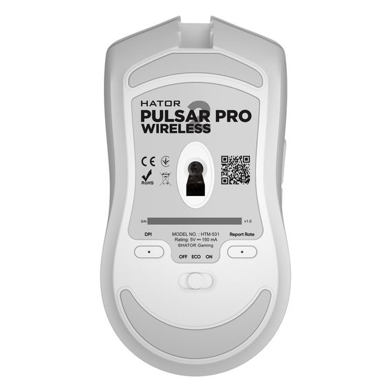 Мишка Hator Pulsar 2 PRO Wireless White (HTM-531) | Зображення 4