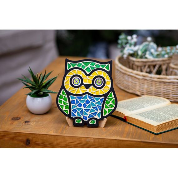 Дитячий набір для творчості кришталева мозаїка "Сова" MA2004 | Зображення 1