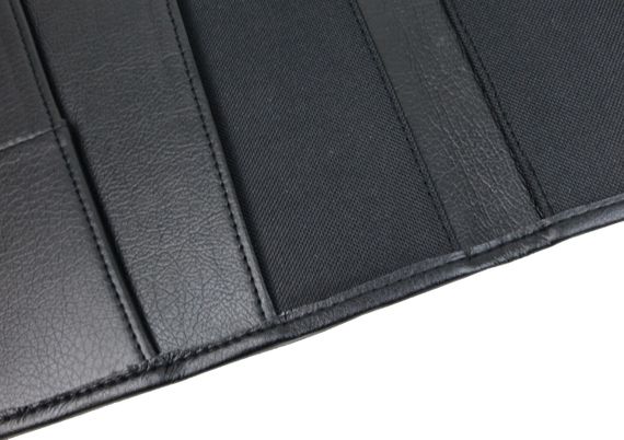 Папка для документів з екошкіри Portfolio, Україна чорна | Зображення 6