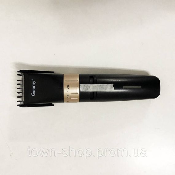 Аккумуляторная машинка для стрижки волос Gemei GM-6042. Цвет: черный | Зображення 3