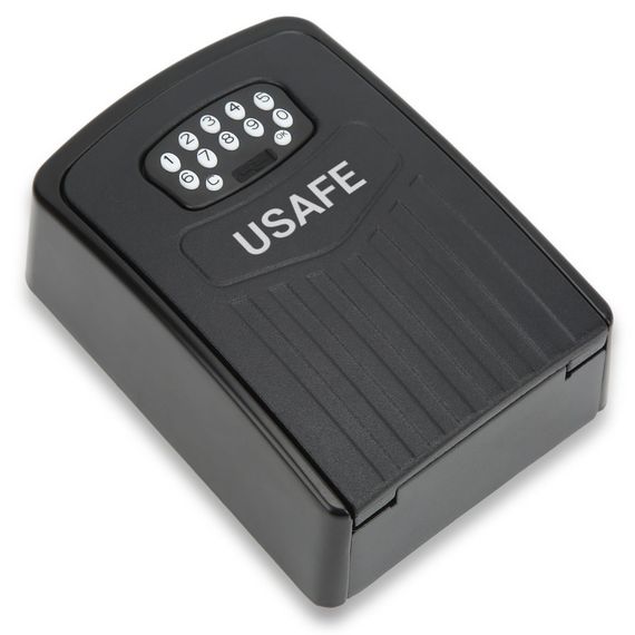 Электронный мини сейф для ключей uSafe KS-10 с кодовым замком и управлением со смартфона через Bluetooth, Черный (0167) | Зображення 2