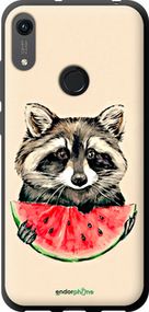 Чохол на Huawei Y6s Єнотик з кавуном "4605b-1871-2448"