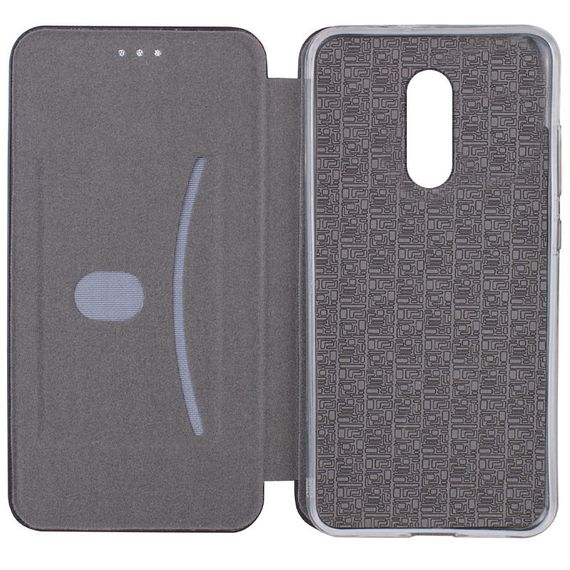 Шкіряний чохол-книжка Classy для Xiaomi Redmi 5 Чорний | Зображення 3