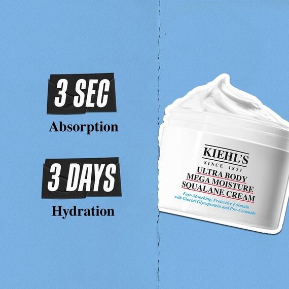 Увлажняющий крем для тела Kiehl's ultra body mega moisture squalane cream (30 ml) | Зображення 4