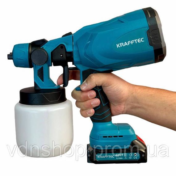 Пульвізатор для фарбування, Фарборозпилювач фарби пулемет, Фарбопульт електричний будівельний JM-68 | Зображення 6