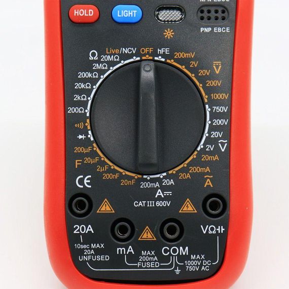 Цифровий мультиметр з підсвіткою екрану DT UT 61 / Тестер напруги / Електронний прилад для вимірювання струму | Зображення 6