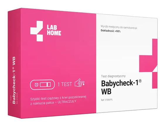 Babycheck-1 WB, тест на вагітність в крові, 1 шт