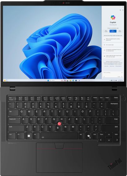 Ноутбук Lenovo  ThinkPad T14-G5 14' WUXGA IPS AG, Intel U7-165H, 32GB, F1TB, UMA, Win11P, чорний (21ML004QRA) | Зображення 2