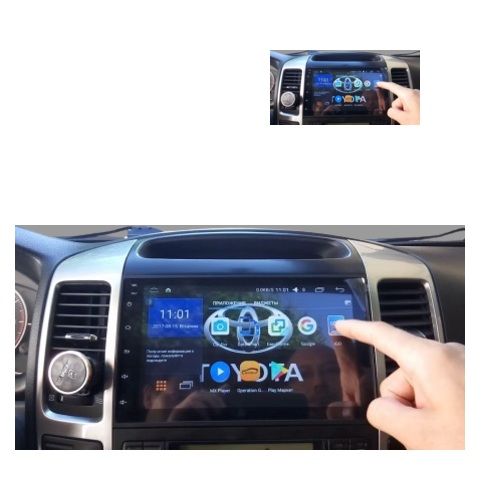Автомагнітола з Android 5.0.1 для Toyota Prado 120 2008 XPRO (MER-11379_11048) | Зображення 1