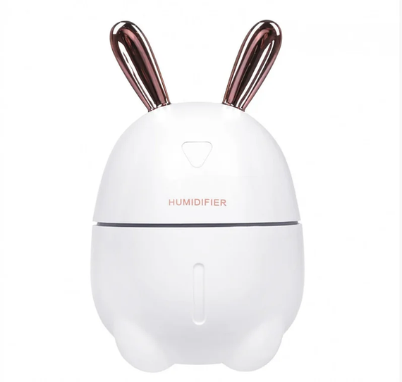 Зволожувач повітря та нічник 2в1 Humidifiers Rabbit Білий
