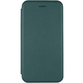 Кожаный чехол-книжка Classy для Apple iPhone 13 (6.1") Зеленый