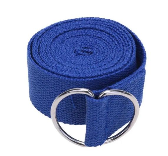 Ремінь для йоги PowerPlay PP_4409 183*3.8 см Синій (PP_4409_Blue) | Зображення 2