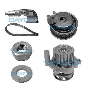 Ремень ГРМ компл. + помпа VW Caddy 2.0 EcoFuel 06-15 / VW T5 2.0 03-15, Dayco, KTBWP2532,
