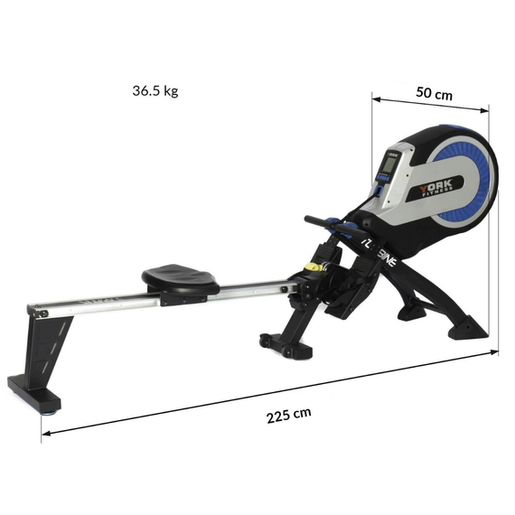 Гребний тренажер аеромагнітний York Fitness Turbine | Зображення 6