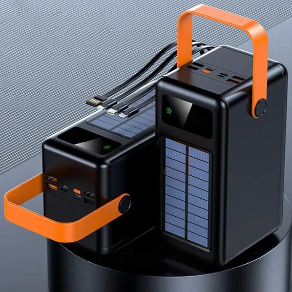 Повербанк 180000 мАг з сонячною панеллю, 4 USB, XPRO, JS-641CX (234573735_2313) | Зображення 2