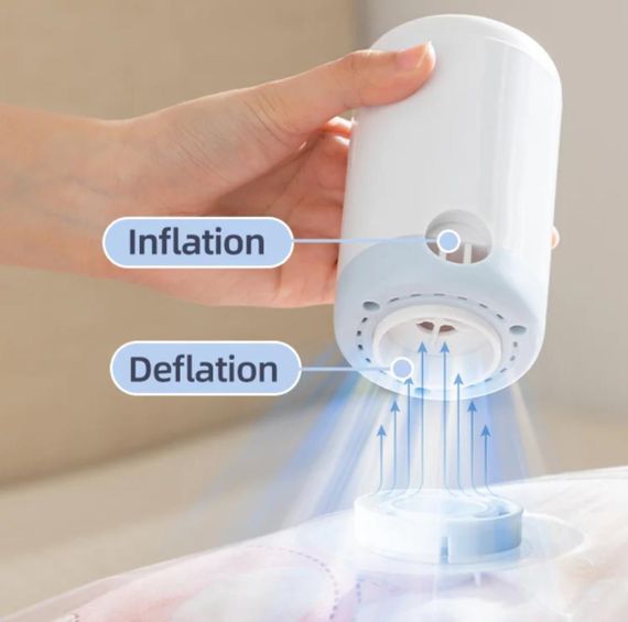 Насос електричний портативний для пляжних кругів, ліжок, матраців | Зображення 3