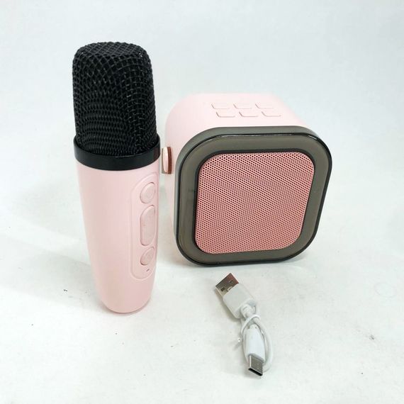 Детское караоке, Караоке микрофон с bluetooth динамиком, Микрофон музыкальный беспроводной WC-54