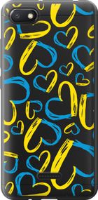 Чехол на Xiaomi Redmi 6A Сердца UA "5292u-1531-17620"
