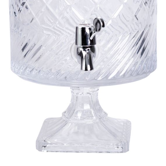 Лимонадниця з краном на підставці скляна 4,5 л HP-19-4 | Зображення 2