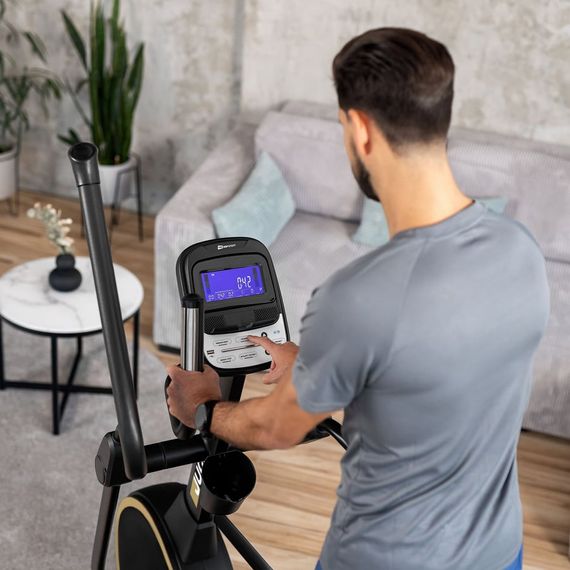 Орбитрек Hop-Sport HS-250CF Jucon черно-золотистый | Зображення 3