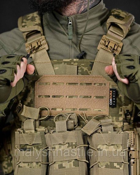 Плитоноска 4 точки быстрый сброс  RONIN  пиксель ДЛ6352 | Зображення 5