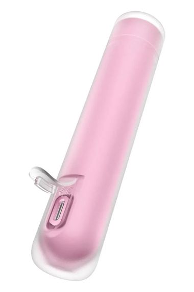 Вакуумний стимулятор Satisfyer First Kiss для клітора, рожевий, 12.5 х 2.5 см Sex Aura | Зображення 3