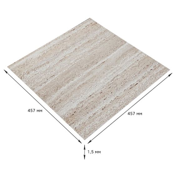 Самоклеюча LVT плитка 457*457*1.5mm (D) SW-00002461 | Зображення 5
