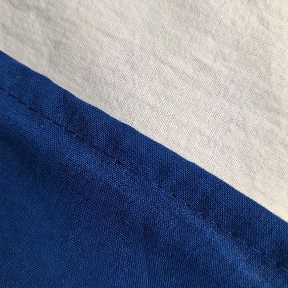 Комплект постільної білизни SoundSleep Stonewash Doble Dark Blue Milk Євро 200х220 см синьо-молочний (2800004763707) | Зображення 5