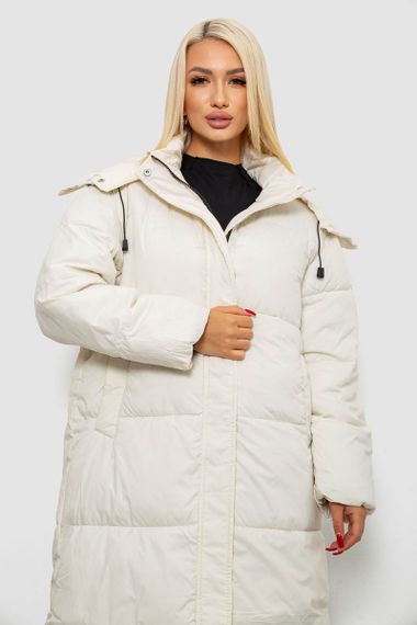 Куртка женская зимняя, цвет молочный, 244R667 | Зображення 1