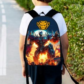 Рюкзак дитячий Трансформери «Transformers» 34х27см, міський ранець для хлопчика з принтом (00566)