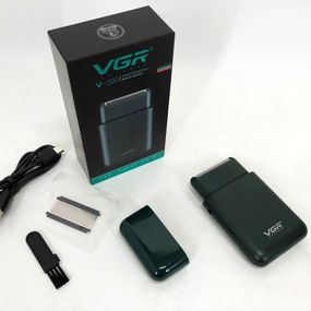 Бритва с аккумуляторным зарядным устройством VGR, Аккумуляторный прибор для удаления волос XE-79