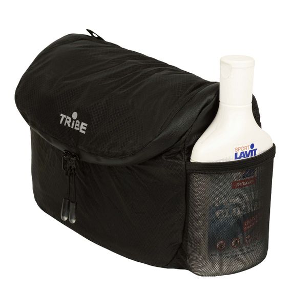 Косметичка Tribe Wash Organizer підвісна, дорожня косметичка-органайзер трайб, для гігієни в похід та подорож, чорна 4л | Зображення 3