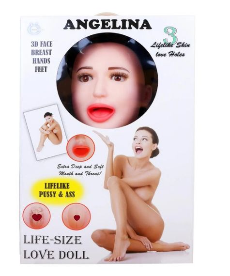 Надувна лялька BOYS of TOYS - ANGELINA 3D із вставкою з кібершкіри та вібростимуляцією sexstyle