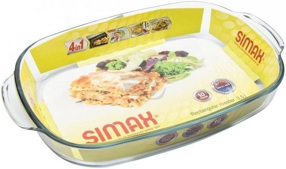 Форма для запікання скляна жароміцна Simax 7296 прямокутна 3.5 л | Зображення 7