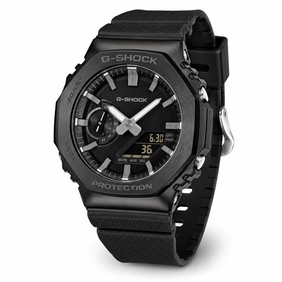 Чоловічий годинник Casio G-SHOCK GM-2100LXB-1A спортивний з Bluetooth та крокоміром