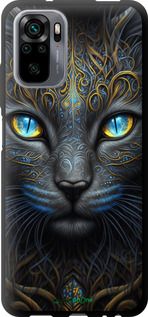 Чохол на Xiaomi Redmi Note 10 Кішка "5548b-2277-2448"