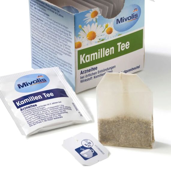 Ромашковый чай Mivolis Kamillen Tea, 12 пакетиков | Зображення 1