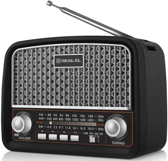 Портативний радіоприймач Real-El X-520 Чорний
