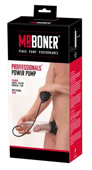 Чоловіча помпа - Mister Boner Professionals Power Pump Sex Aura | Зображення 4