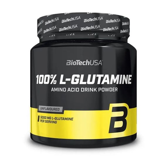Глютамін для спорту BioTechUSA 100% L-GLUTAMINE 500 g /100 servings/