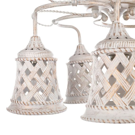 Люстра потолочная винтаж E14 40W WH (BKL-585C/5) | Зображення 3