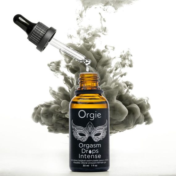 Збуджувальні краплі для клітора Orgie Orgasm Drops Intense, 30 мл, тепло-холод, смак яблука | Зображення 3