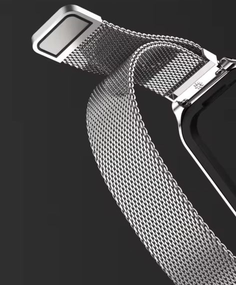 Ремінець Xiaomi Mi Smart Band 8/9 Active/Redmi Smart Band 2/3 сріблястий | Зображення 4