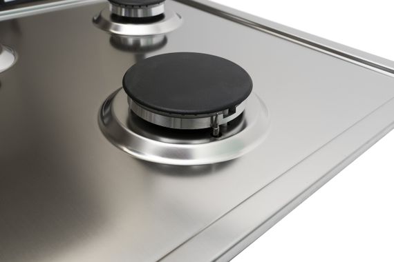 Варочная поверхность три конфорки Ventolux HG430 CS (X) 7 нержавейка | Зображення 6