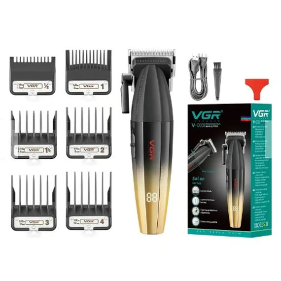 Машинка для стрижки волосся професійна VGR V-003, Електробритва для голови, Тример LT-818 для скронь | Зображення 1
