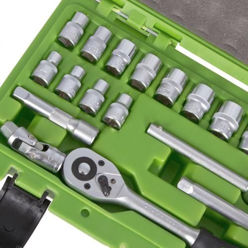 Набір головок 3/8", 19 предметів Alloid. 6-22 мм. | Зображення 8