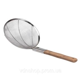 Шумівка "павук" з дерев'яною ручкою Ø 24 см для фритюру та вока HP-19-19-24CM